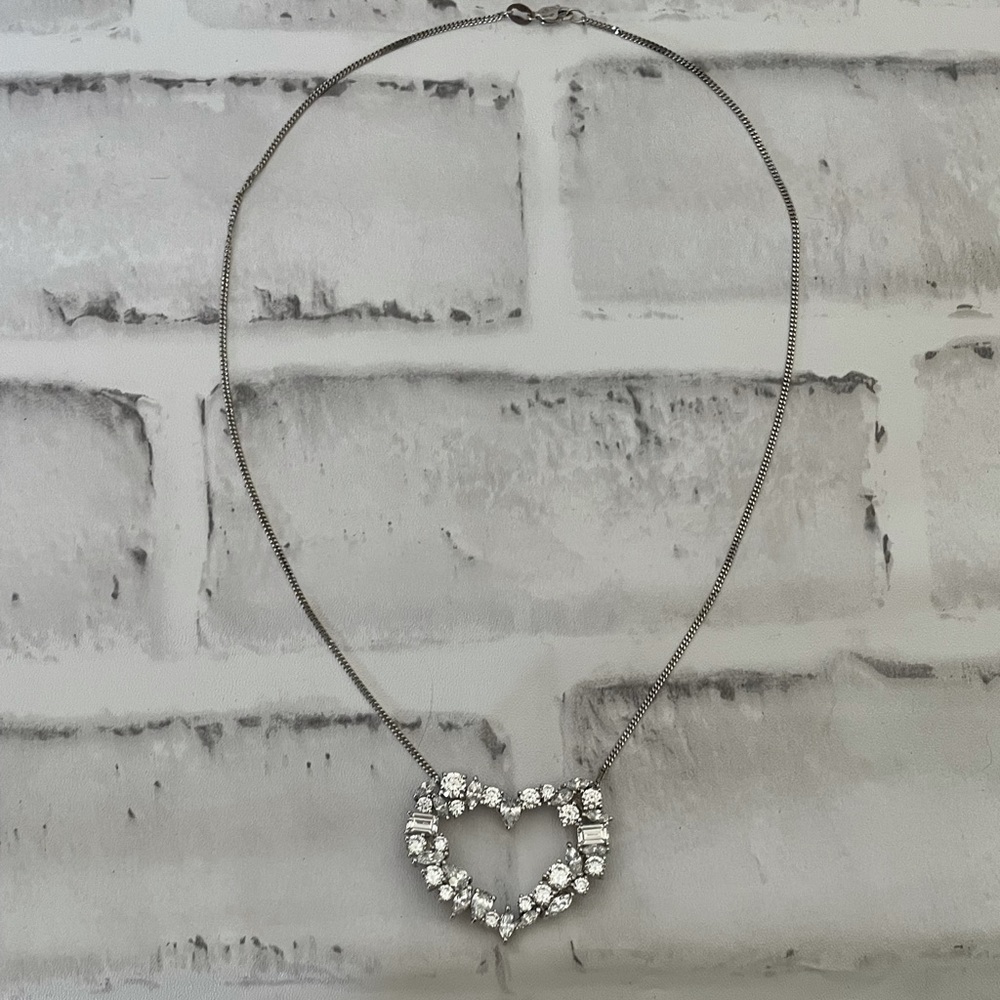 Diamonique TOVA Heart Pendant